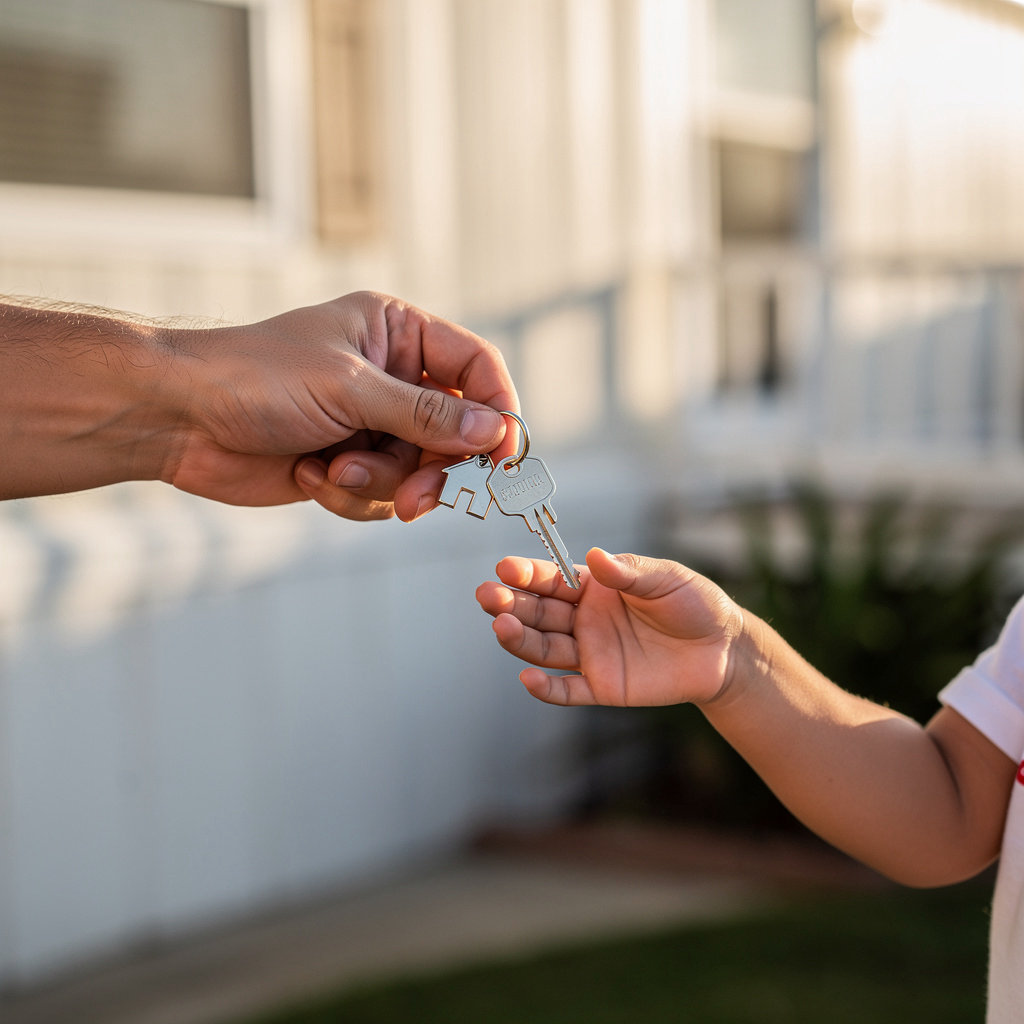 Capri Trailer Lodge mobile home available for rent in San Diego, a family-friendly and affordable housing option