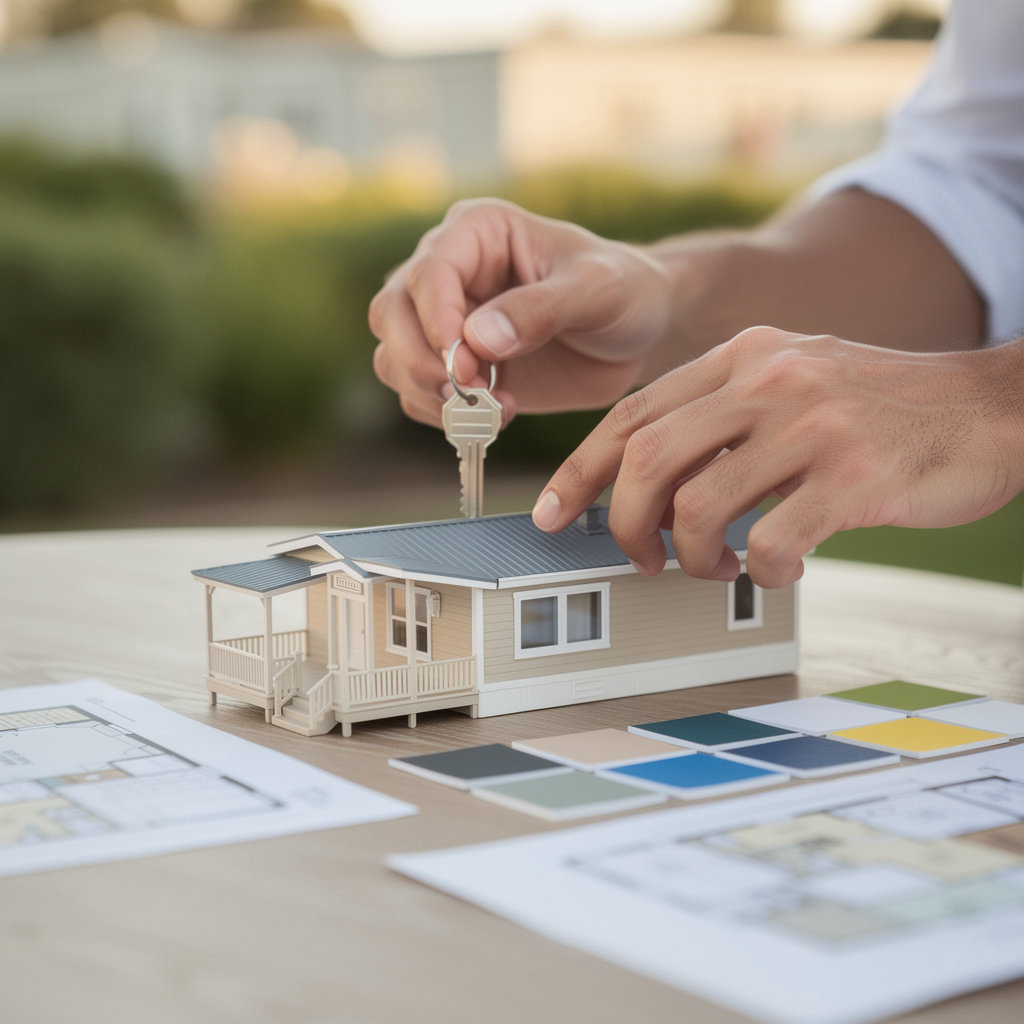 Capri Trailer Lodge mobile home community in San Diego, showcasing family-friendly and affordable housing options